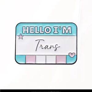 Trans Pride Enamel Pin
